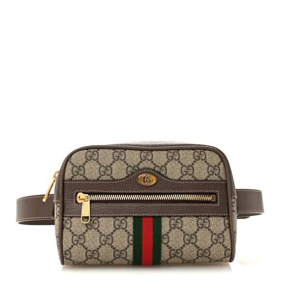Gucci Gg Supreme Web Small Ophidia Belt #237607G90B